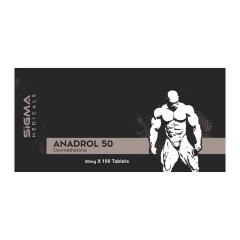 Sigma Anadrol 50mg 100 Tablet